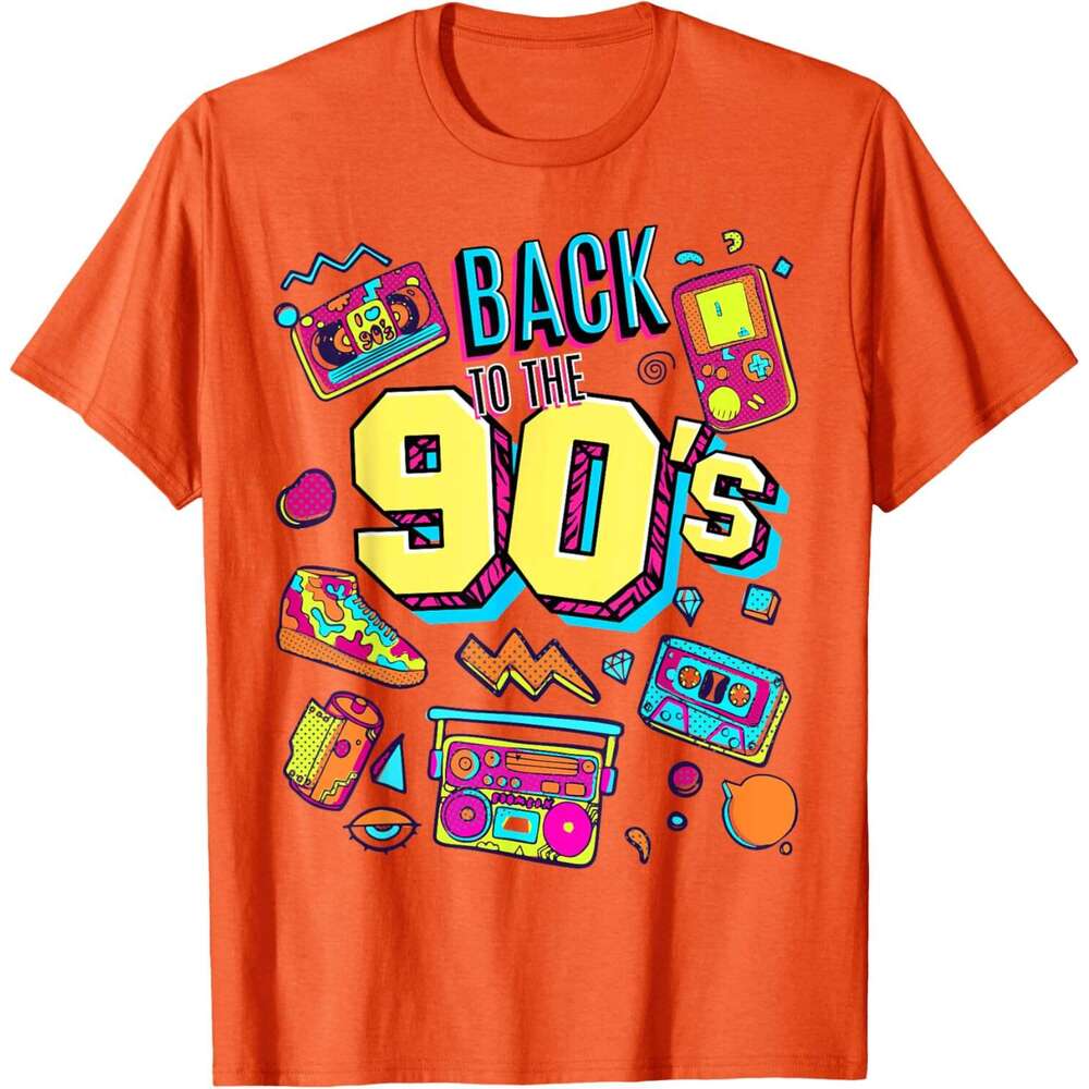 T shirt Mens Womens Vintage Retro Back To 90s Graphic Design T-Shirt shirts tshirt graphic tee Casual tops summer clothes Short sleeve