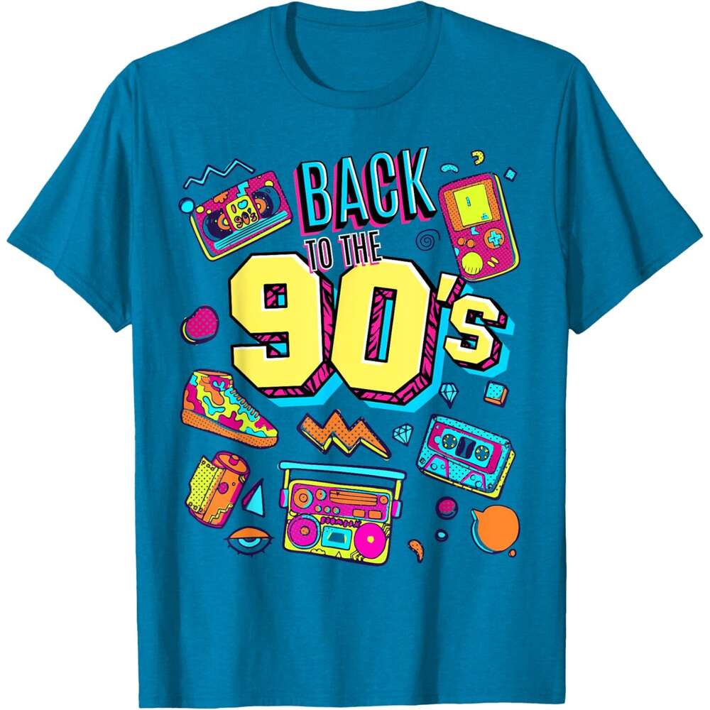 T shirt Mens Womens Vintage Retro Back To 90s Graphic Design T-Shirt shirts tshirt graphic tee Casual tops summer clothes Short sleeve