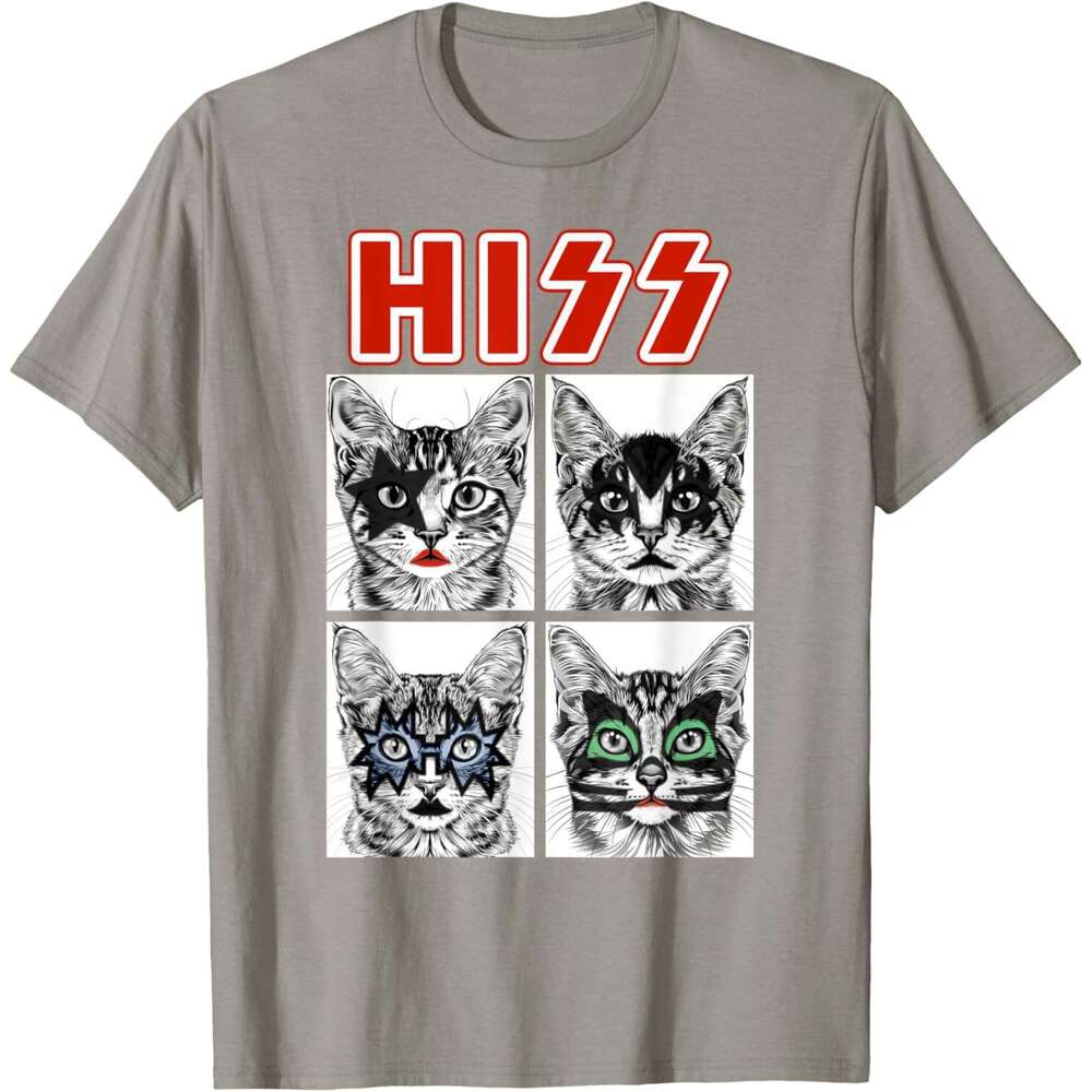 T shirt Mens Retro Rock Music Concert Band Men Kids Women Funny Cat T-Shirt shirts tshirt graphic tee Casual tops summer clothes Short sleeve Free shi