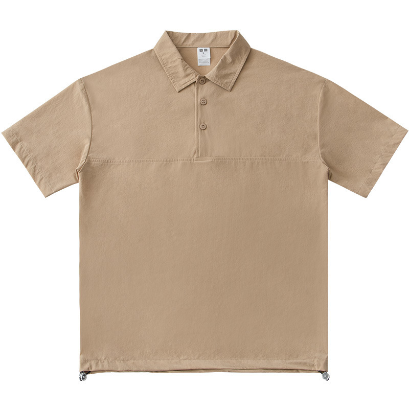 American style quick drying ice silk POLO shirt for men's summer YAMA STYLE mountain outdoor moisture absorption, breathability, and cool feeling