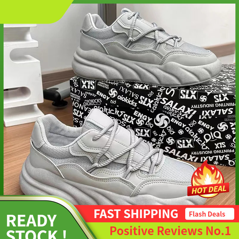 Ddmyoutdoor Sports Men Minimalist Design Athleisure New Trendy Clunky Shoes Fashion Sneakers Black Free Shipping Outdoor