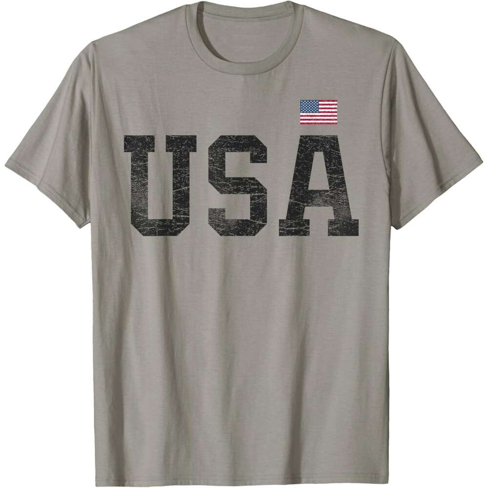 T shirt Mens USA T Shirt Women Men Patriotic American Flag 4th of July T-Shirt shirts tshirt graphic tee Casual tops summer clothes Short sleeve Free 