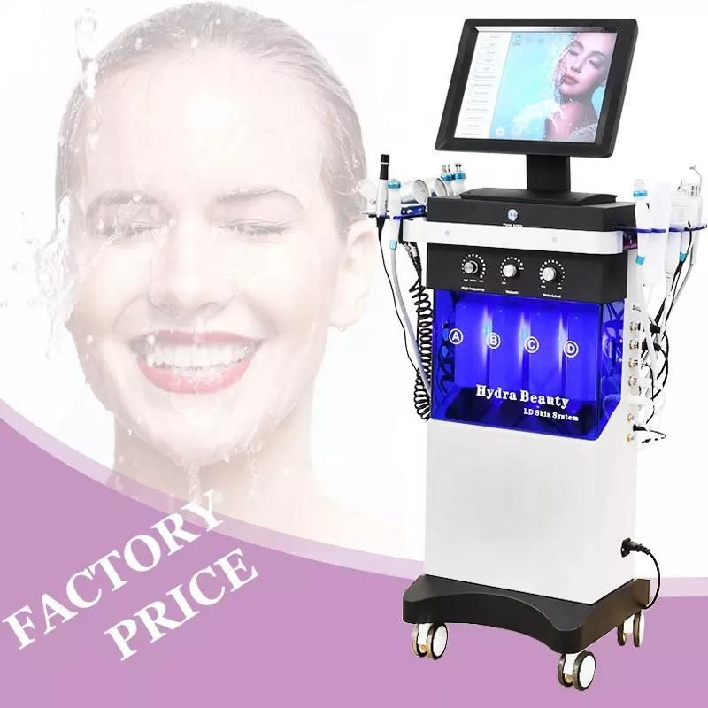 Multifunction 14 in 1 Diamond Hydra Dermabrasion Peeling Hydrabeauty Facials Water Jet Aqua Facial Beauty Machine