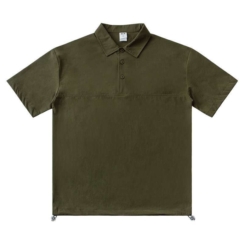 American style quick drying ice silk POLO shirt for men's summer YAMA STYLE mountain outdoor moisture absorption, breathability, and cool feeling