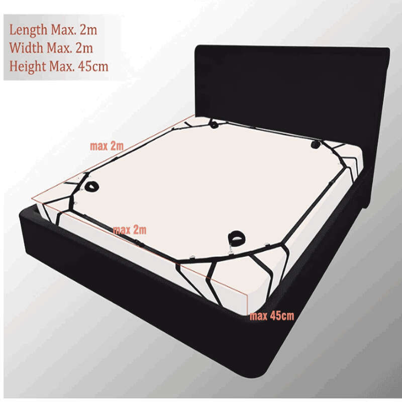 Couple Sex Toys Bed Set Adjustable Strap Sex Bondage Bdsm Kit Bed Tie Restraints