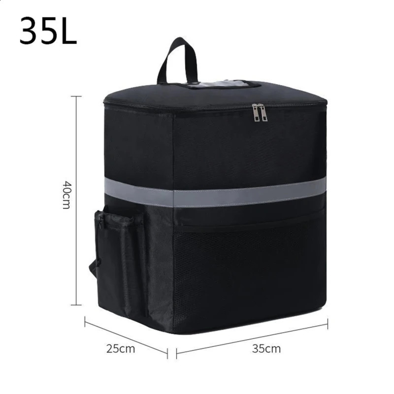 151835L ultra large food bag cooler box fresh delivery backpack New insulated 240910
