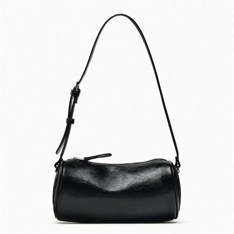 Fashion Ladies Classic Leather Bag Retro Shoulder Solid Versatile Commute Crossbody Women PU Satchel 240805