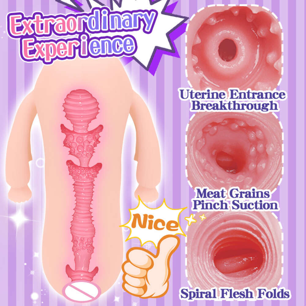 YUU Realistic Uterus Male Masturbator Pocket Pussy Artificial Vagina Toy Anime Onahole Erotic Toys for Men Gay Adult Sex Shop