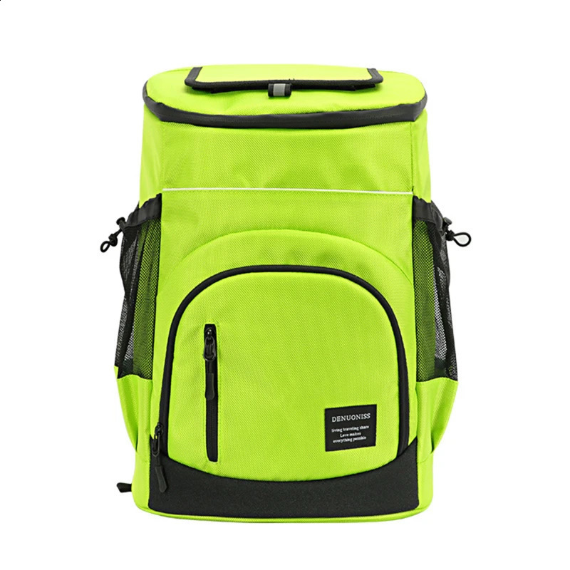30L Cooler Bag Soft Large 36 Cans Thermal Backpack Insulated Travel Beach Beer Leakproof Food Storage Bag 250528