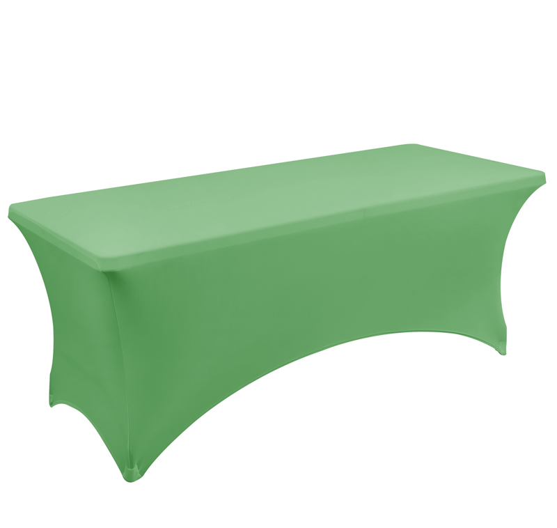 Elastic rectangular table cover, all inclusive tablecloth, outdoor wedding banquet event cocktail fan-shaped tablecloth, table cover