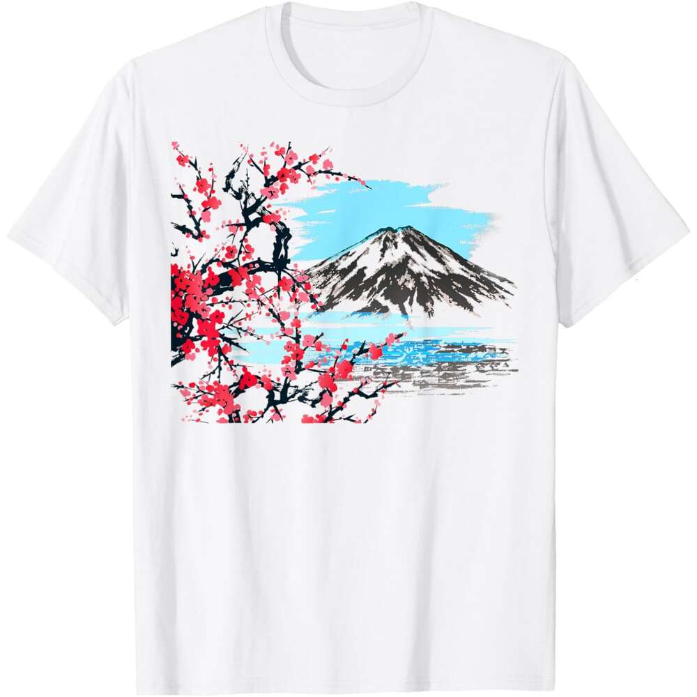 T shirt Mens Japanese Traditional Woodblock Art Design T-Shirt shirts tshirt graphic tee Casual tops summer clothes Short sleeve Free shipping
