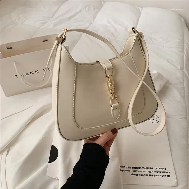 Shoulder Bags 2024 Spring Underarm Fashion Single Crossbody Simple And Generous Solid Color Messenger Handbag Women's Small Bag