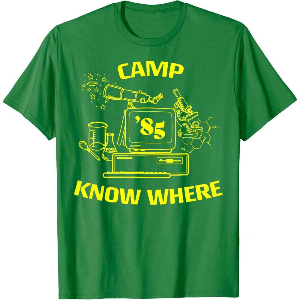 T shirt Mens Camp Know Where 85 T-Shirt shirts tshirt graphic tee Casual tops summer clothes Short sleeve Free shipping