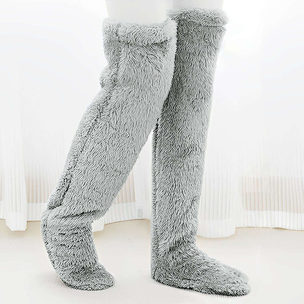 2024 Autumn/Winter Teddy Bear Floor Long Knee Protectors Warm High Socks for Girls