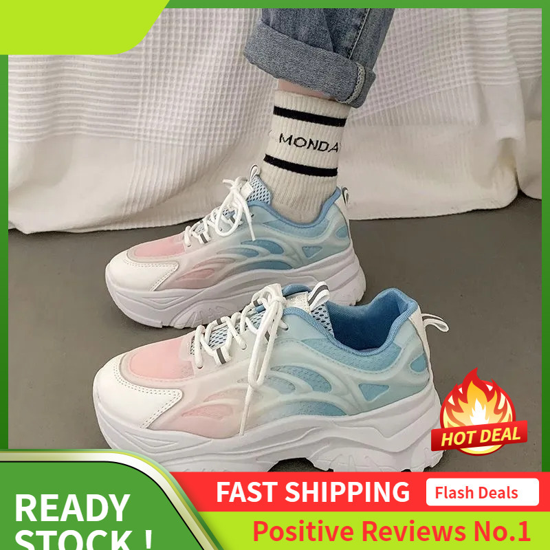 Ddmyoutdoor Women S Sports Athleisure Style Thick Sole Breathable Shoes Free Shipping Outdoor Ports Tyle Ole Hoes Hipping
