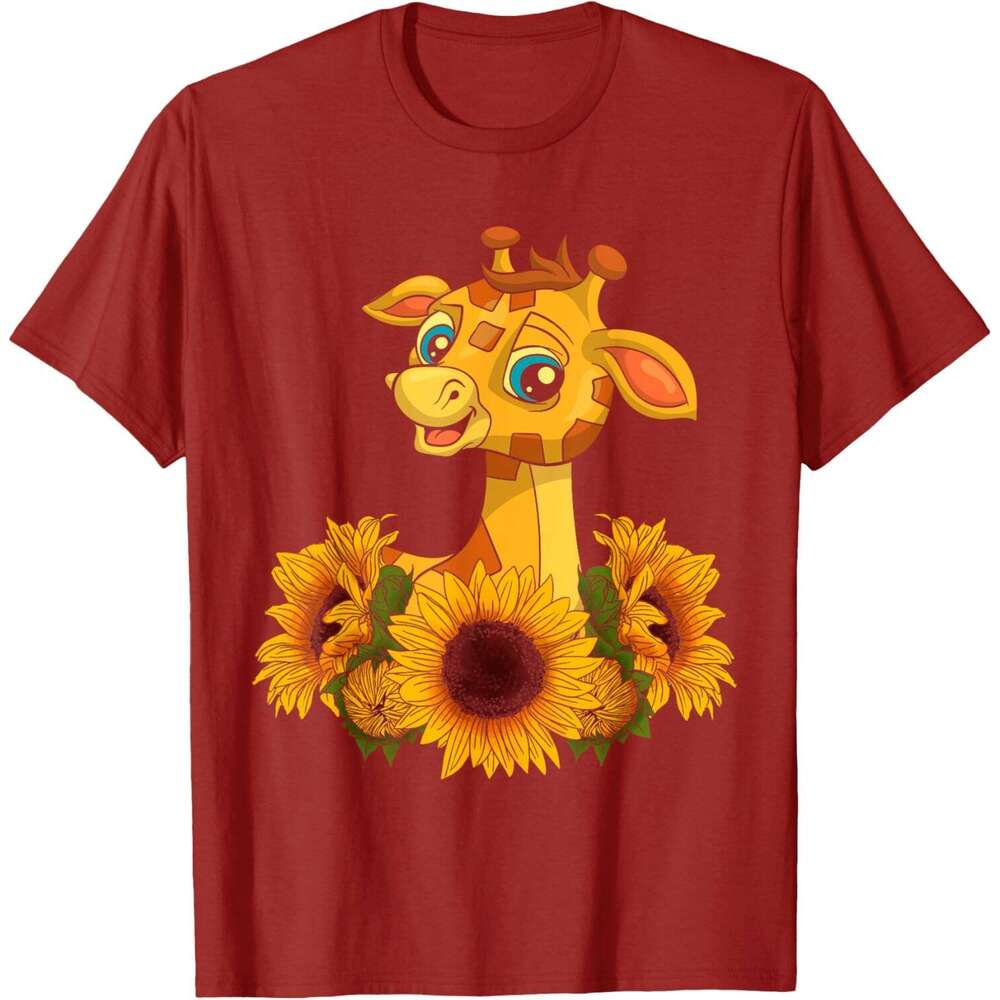 T shirt Mens Suower Safari Africa Animal Toddlers Kids Gift Giraffe T-Shirt shirts tshirt graphic tee Casual tops summer clothes Short sleeve Free shi