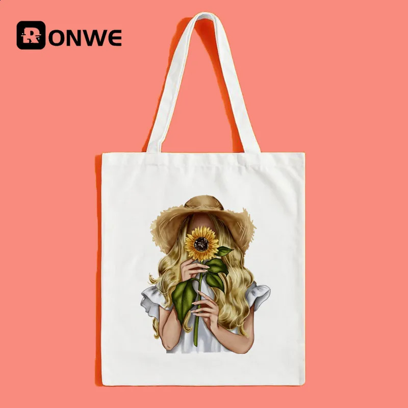 Sunflower Girl Fun Handbag Women Shoulder Bag Casual Shopping Women Y2K Handbag Women Elegant Sail Bag 240805