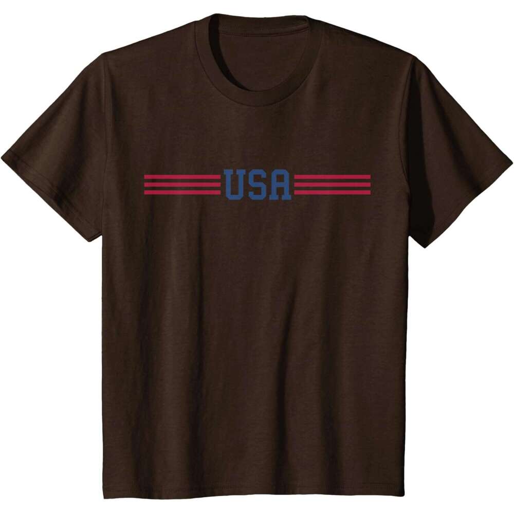 T shirt Mens USA T Shirt Women Men Patriotic American White 4th of July T-Shirt shirts tshirt graphic tee Casual tops summer clothes Short sleeve Free