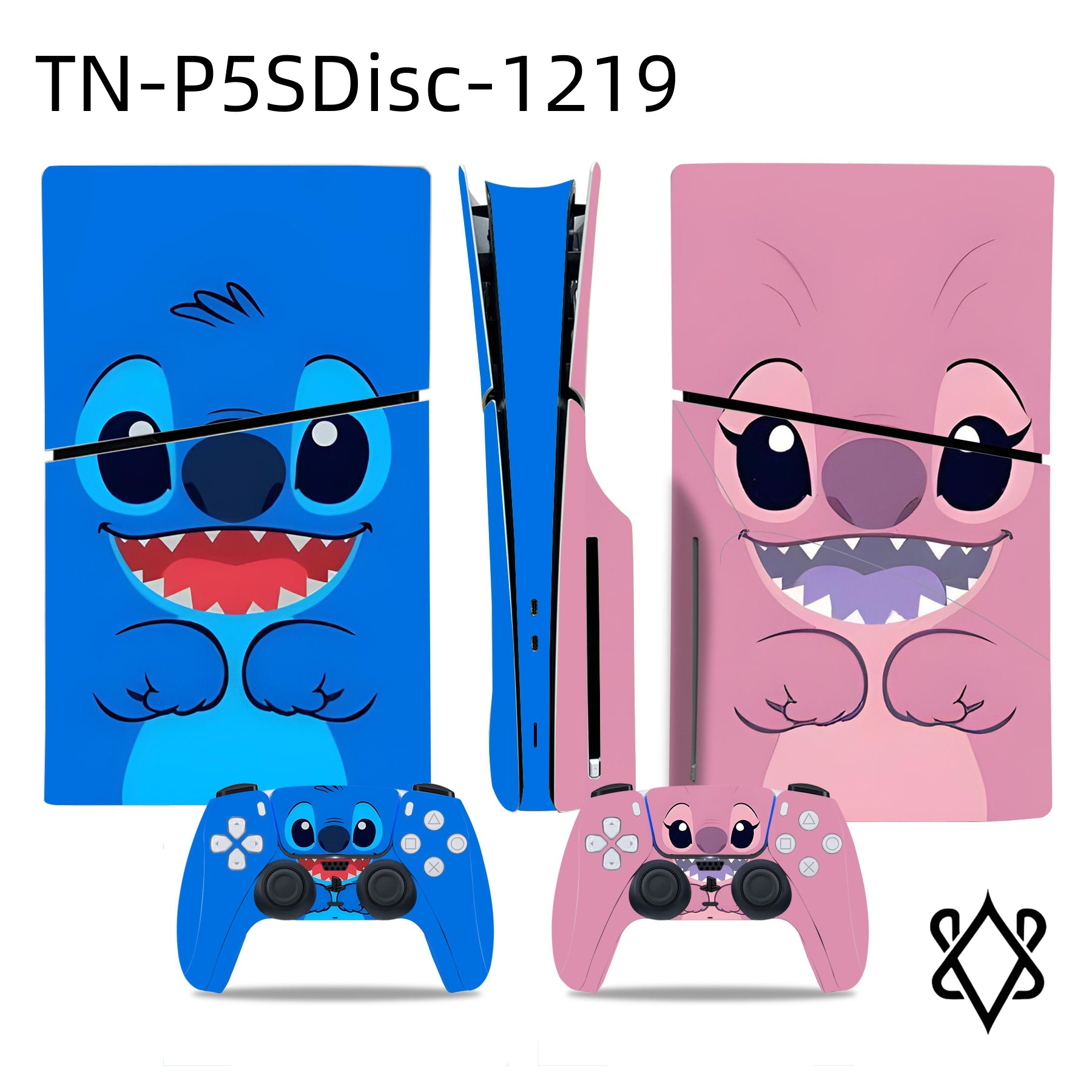 Anti-Scratch Controller Console Skin Sticker For PS5 Slim Disc