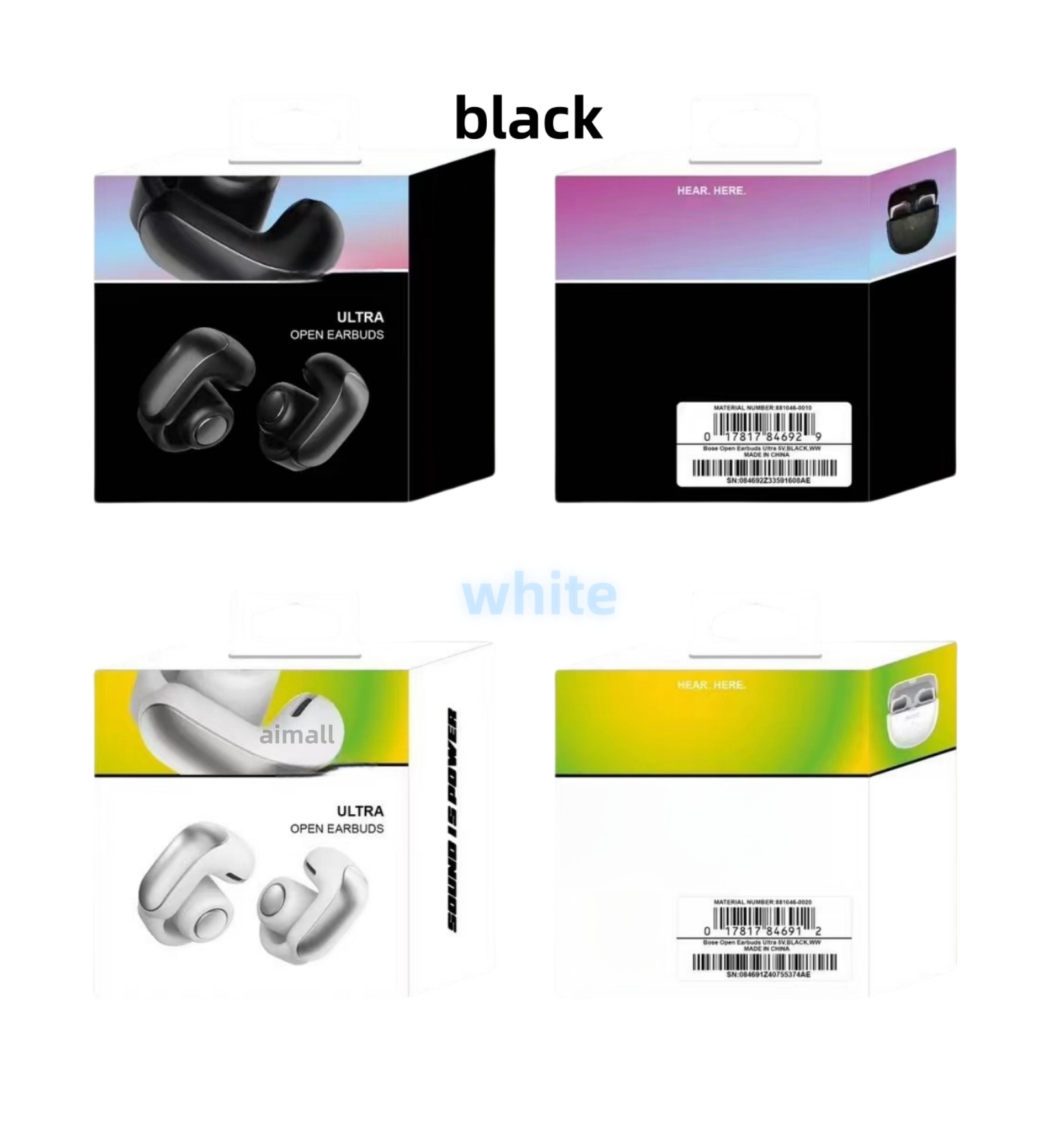 Headphone In-Ear ultra open Smart True Wireless Noise Cancelling Music Sports Bluetooth Headphones Voice Call Portable Earphone earclip