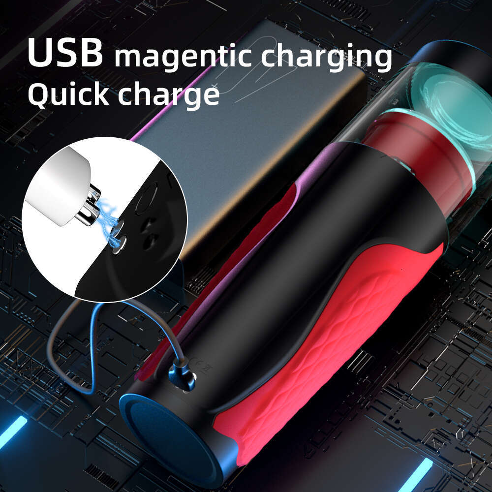 Automatic Male Masturbator Telescopic Rotation Vagina Masturbation Cup Sex Toys for Men Blowjob Mastubator Adults Goods