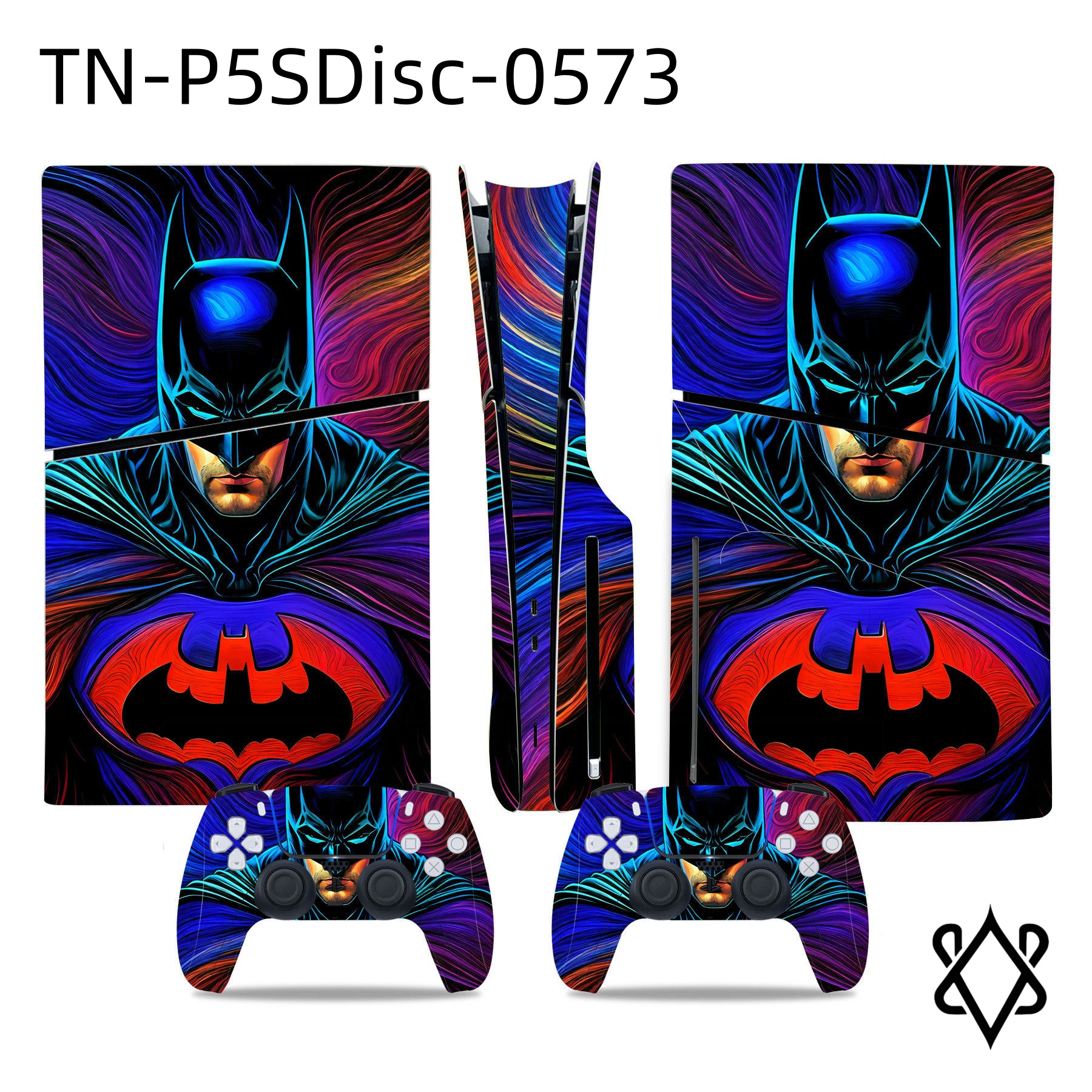 Anti-Scratch Controller Console Skin Sticker For PS5 Slim Disc