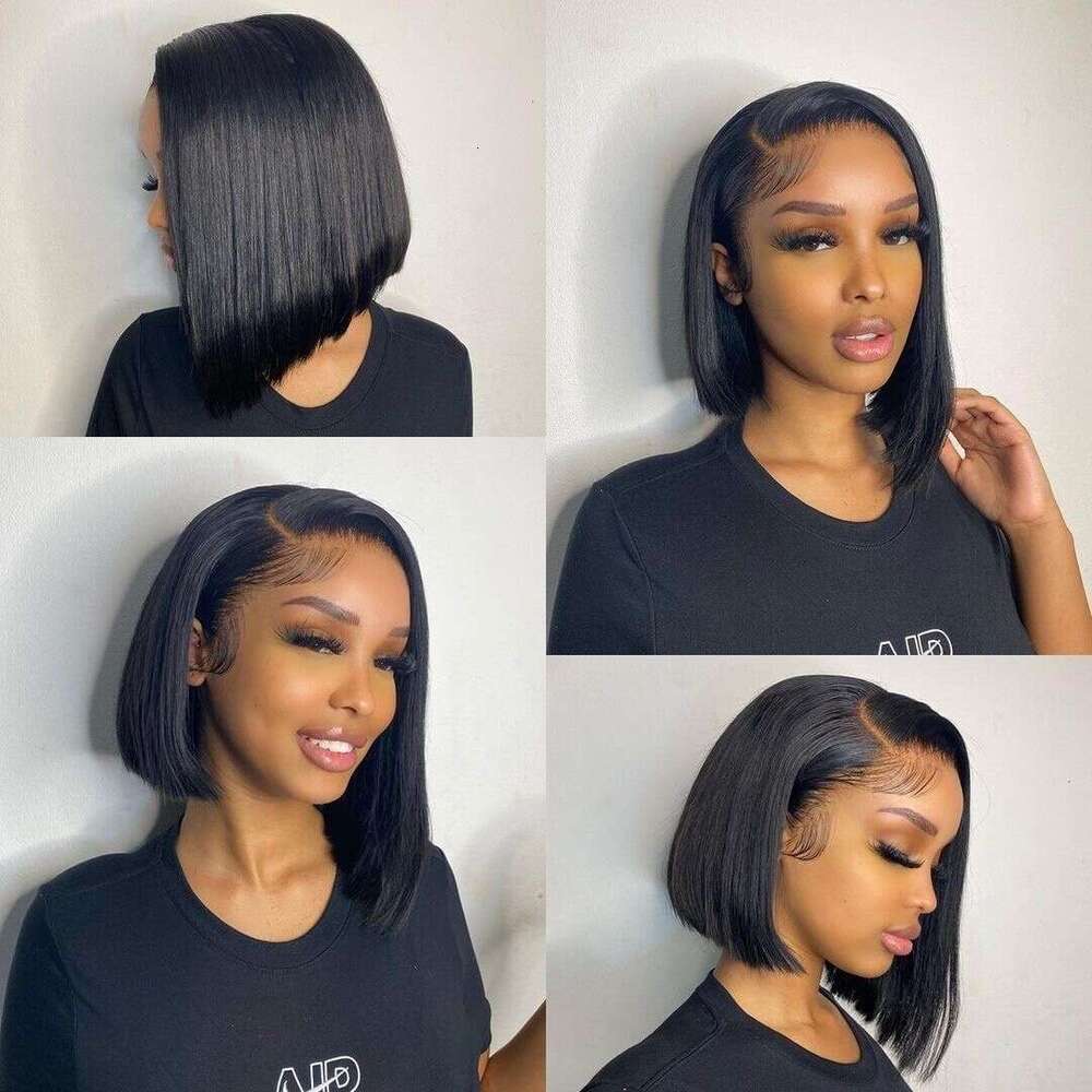 Short Bob Lace Front Human Hair Wig Straight 13X4 Frontal 4X4 Closure Cheap Wigs For Women Choice Cheap On Sale