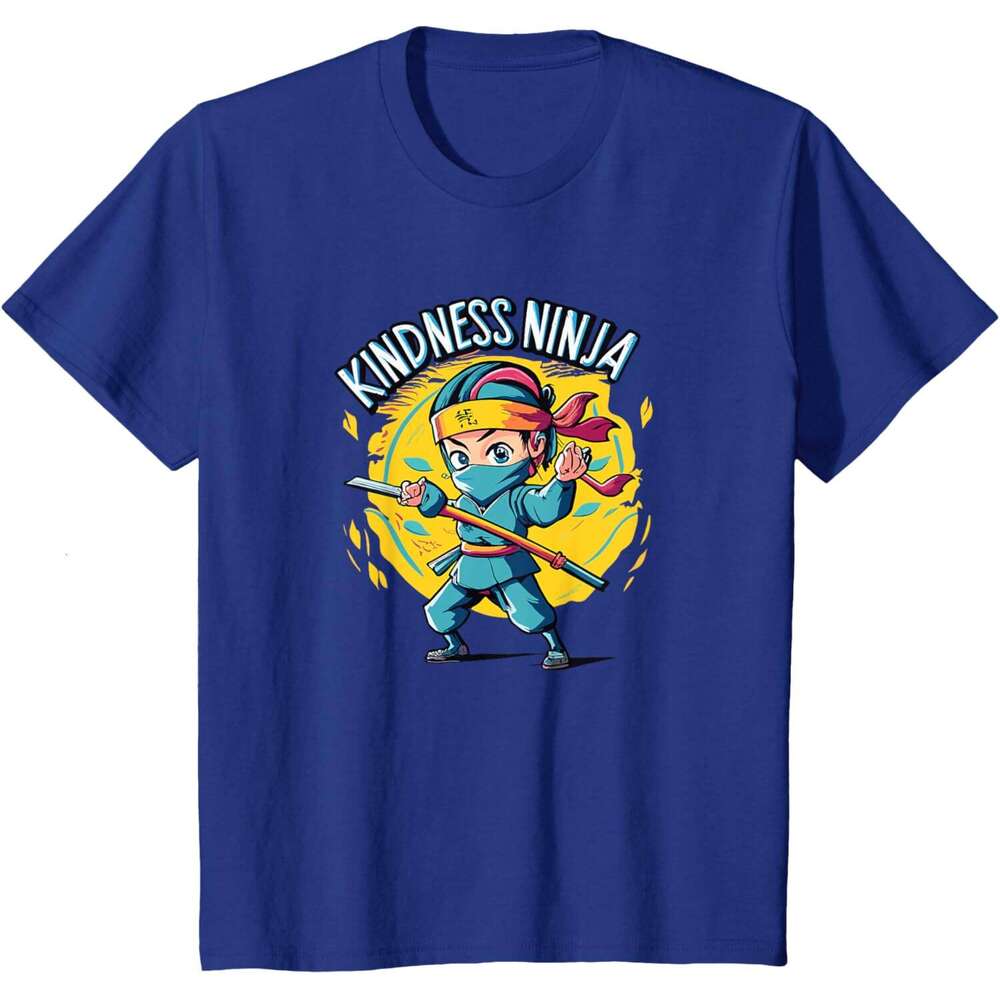 T shirt Mens Anti Bullying Kindness Ninja School Teacher Student shirts tshirt graphic tee Casual tops summer clothes Short sleeve Free shipping