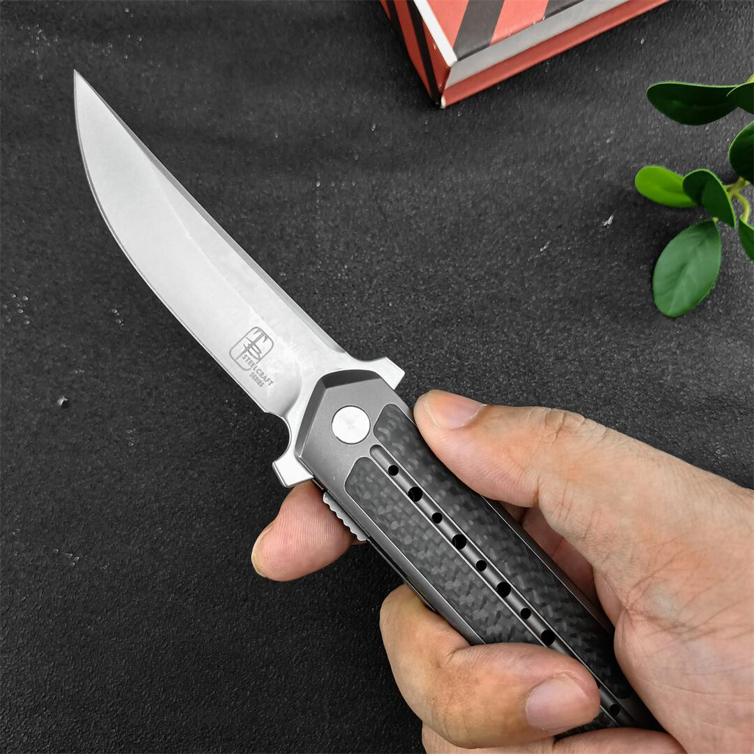 Begg Steelcraft Series Flipper Knife 3.46'' D2 Blade T6 Handles Outdoor Survival hunting Camping Tactical Pocket Knives EDC TOOLs