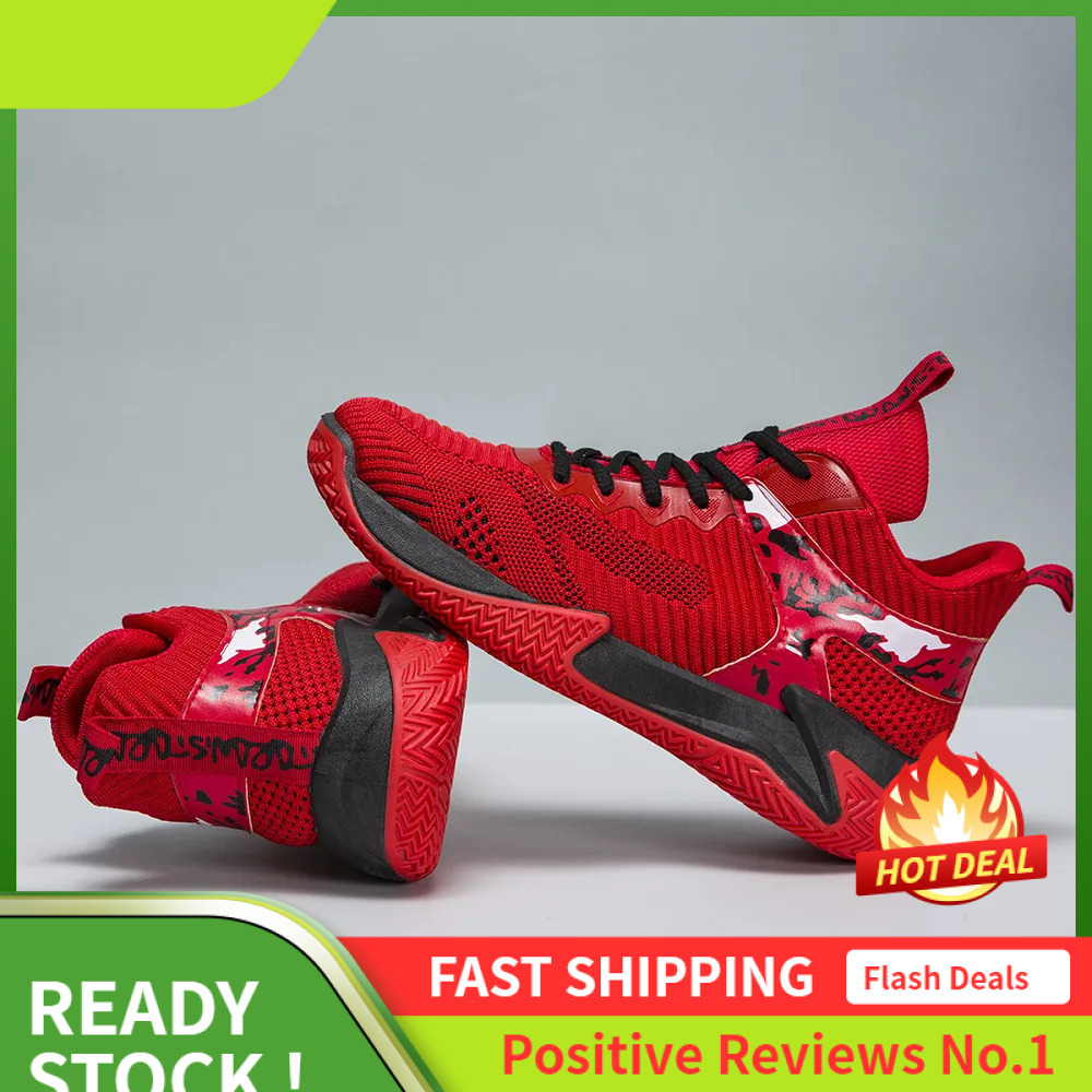 Ddmyoutdoor Sports Men Plus Size Fly Woven Basketball New Fashion Trend Sneakers Lace Up Soft Soled Running Shoes White Free Shipping Outdoor