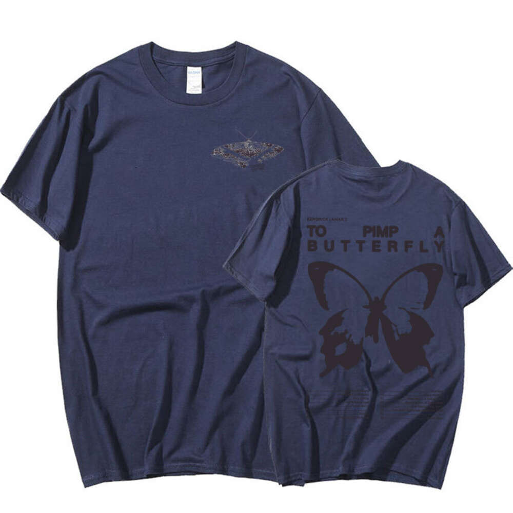 Lamar Kendrick To Pimp A Butterfly Graphic Tee Shirt Men's Rapper Hip Hop Trend Streetwear T-shirt Unisex Cotton Oversized Tees s