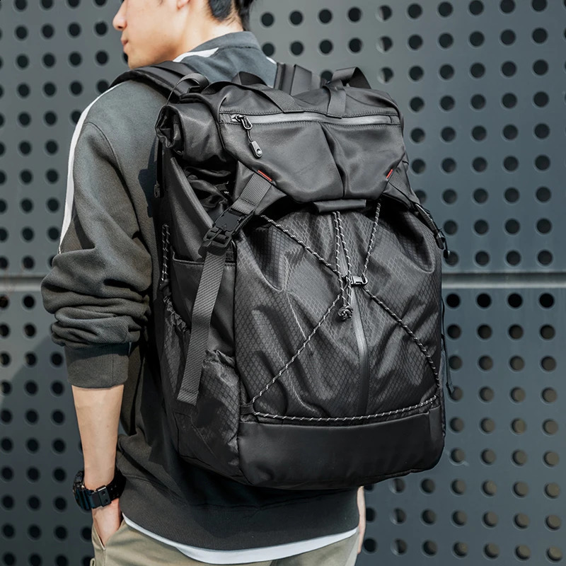 Premium Mens Backpack Oxford 15.6-inch Laptop Multi functional Durable Unique Large Capacity Buckle Outdoor Travel Work Sports Bag 240802 - view 3