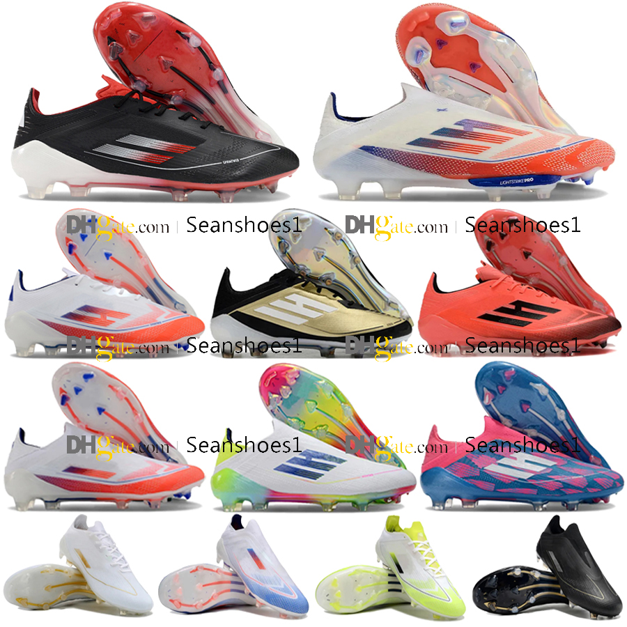 Gift Bag Quality New Season Soccer Boots 50 FG Football Cleats For Mens Size UK 6-10.5 Outdoor Comfortable Training Soft Leather Soccer Shoes Botas De Futbol US 6.5-11