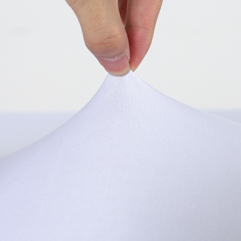 Spot Meeting Wedding Banquet 6FT Sun Skirt Rectangular Table Skirt Office Desk Elastic Chair Cover Skirt Table Cover