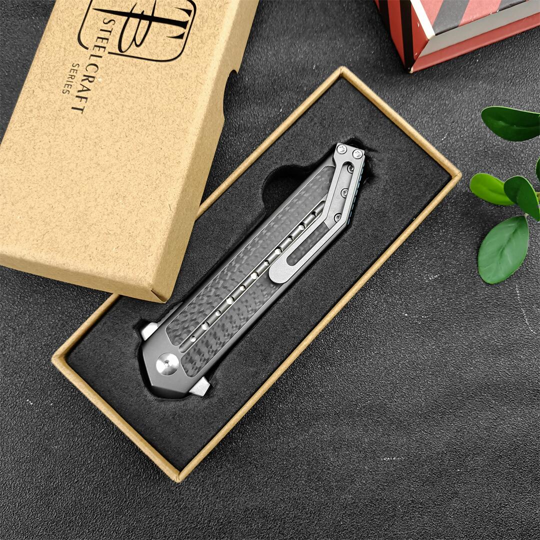 Begg Steelcraft Series Flipper Knife 3.46'' D2 Blade T6 Handles Outdoor Survival hunting Camping Tactical Pocket Knives EDC TOOLs