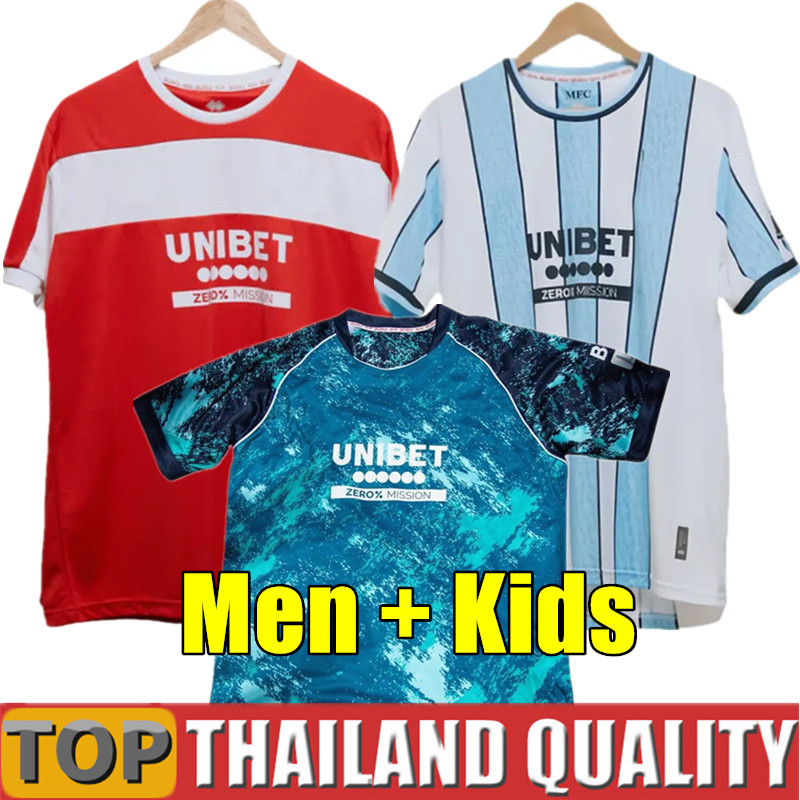 Middlesbrough 24 25 Soccer Jerseys home 2024 Tavernier Payero Howson Mcnair Bola Birmingham Football Shirt men kids kit uniform