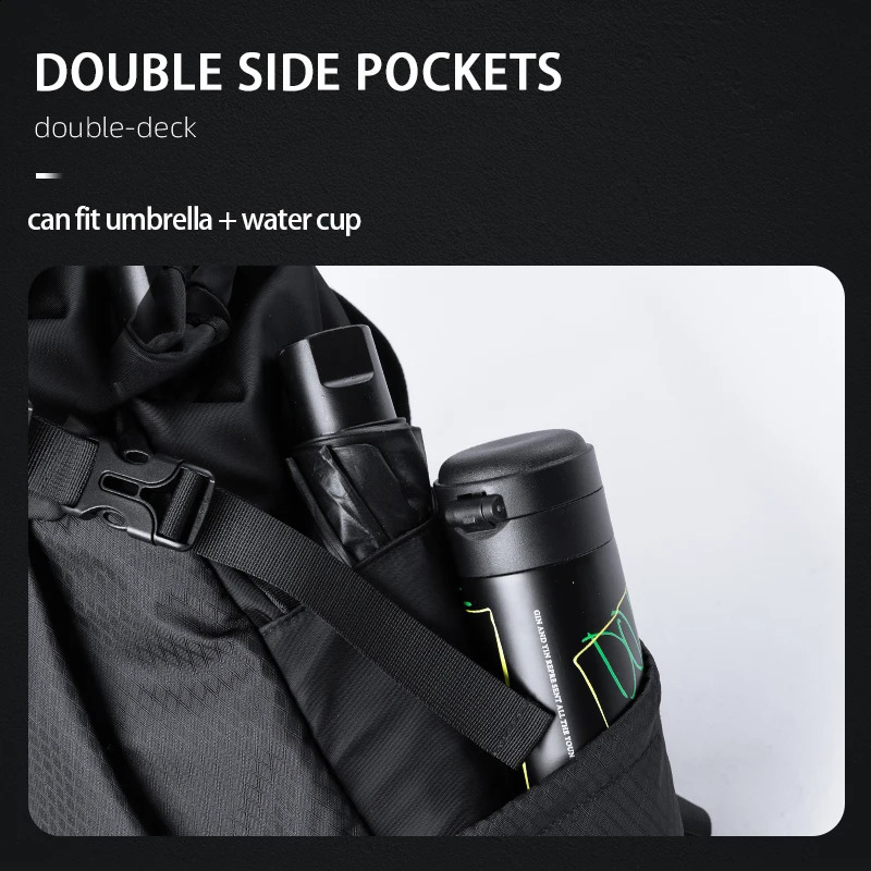 Premium Mens Backpack Oxford 15.6-inch Laptop Multi functional Durable Unique Large Capacity Buckle Outdoor Travel Work Sports Bag 240802 - view 5