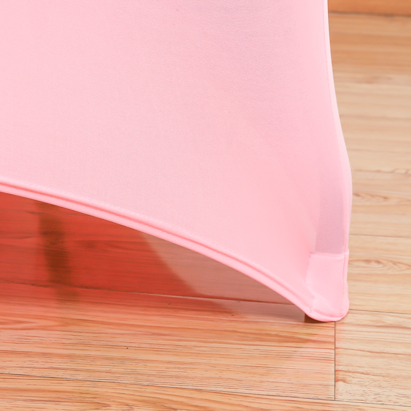 Elastic rectangular table cover, all inclusive tablecloth, outdoor wedding banquet event cocktail fan-shaped tablecloth, table cover