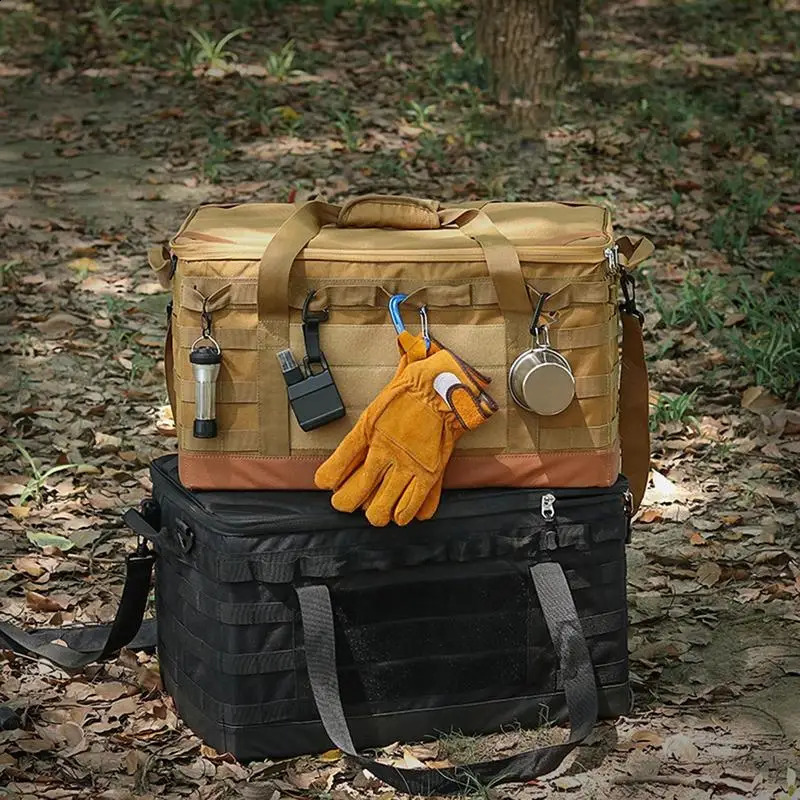 Outdoor picnic bag waterproof camping organizer cooler lunch box portable large capacity food storage 240910