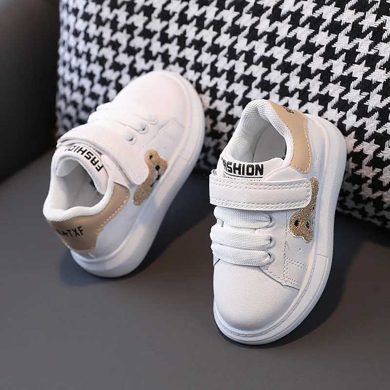 First Walkers Baby Shoes 1 Year Children Kids Casual Shoes Baby Boy Girl Sneakers Sports Shoes White Trainers Tennis Toddlers Infant Footwear H240805