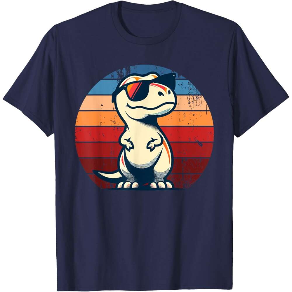 T shirt Mens T-Rex Retro Novelty Men Kids Women Funny Dinosaur T-Shirt shirts tshirt graphic tee Casual tops summer clothes Short sleeve Free shipping