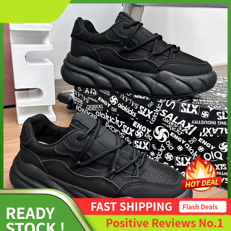 Ddmyoutdoor Sports Men Minimalist Design Athleisure New Trendy Clunky Shoes Fashion Sneakers Black Free Shipping Outdoor