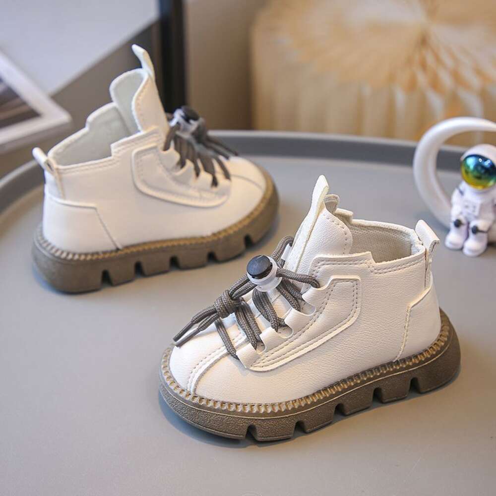 Childrens Martin Boots Autumn/Winter New Collection Girls Martin Boots Boys Cotton Shoes British Style Short Boots Baby Cotton Boots