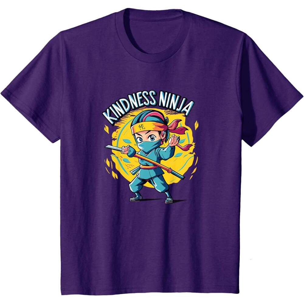 T shirt Mens Anti Bullying Kindness Ninja School Teacher Student shirts tshirt graphic tee Casual tops summer clothes Short sleeve Free shipping