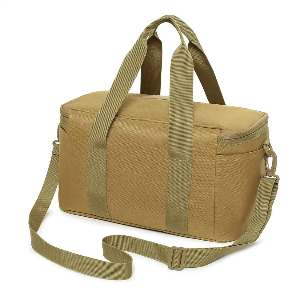 Tactical Lunch Box Leakproof Insulated for Outdoor Heavy Duty Bag Durable Thermal Cooler Men Women Camping Picnic 240802