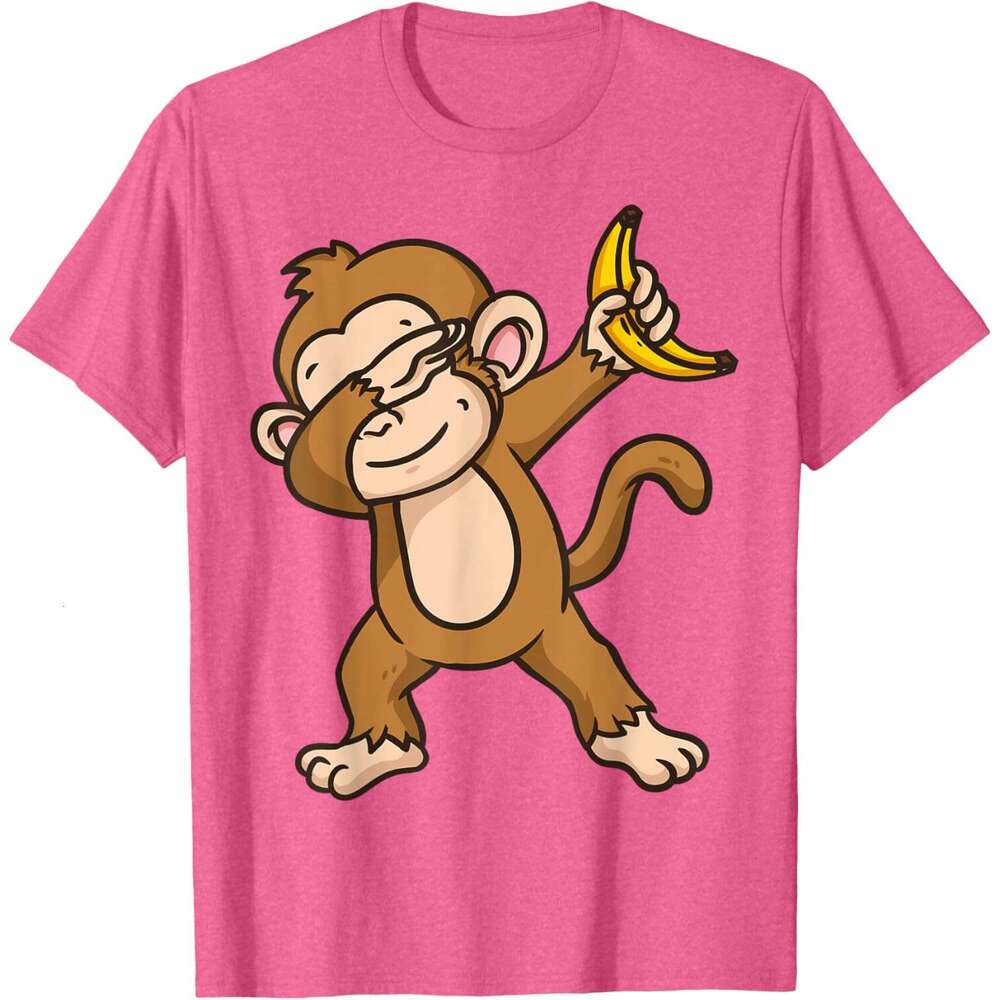 T shirt Mens Monkey Dabbing Funny T-Shirt shirts tshirt graphic tee Casual tops summer clothes Short sleeve Free shipping