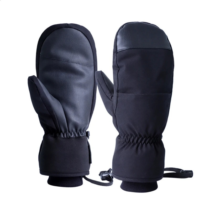 Ski Mittens for Men Women Winter Snow Mitts Touchscreens Waterproof Winter Gloves Warm for Cold Weather Snowboard G99D 240802