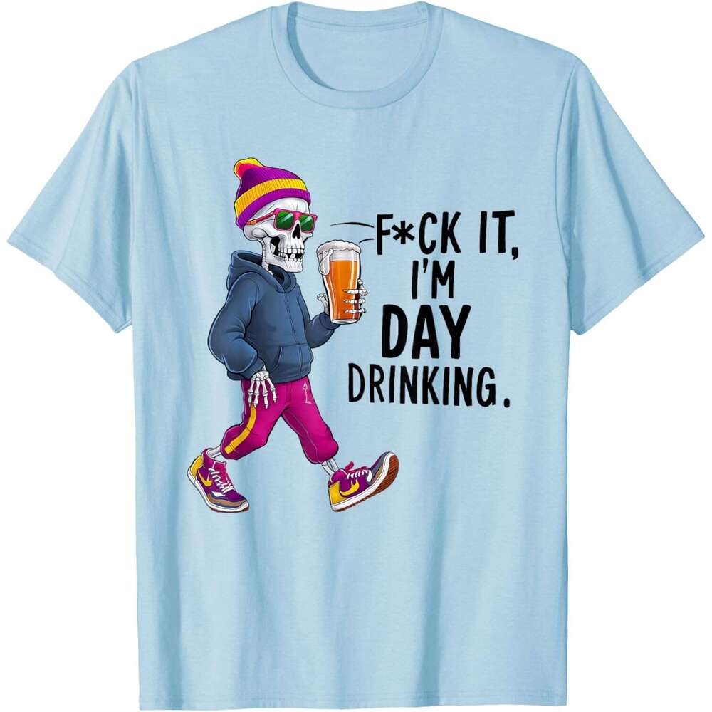 Designer T shirt Mens It I'm Day Drinking T-Shirt shirts tshirt graphic tee Casual tops summer clothes Short sleeve