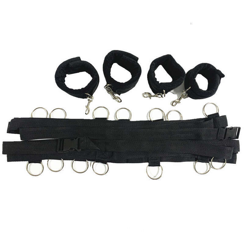 Good Quality BDSM Bedroom Sex Kit Straps Open Leg Bed Bondage Restraints For Couple