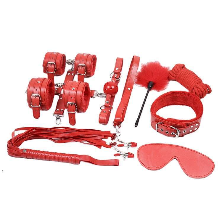 10 Pieces Bdsm Bed Bondage Kit Couple Flirting Toys